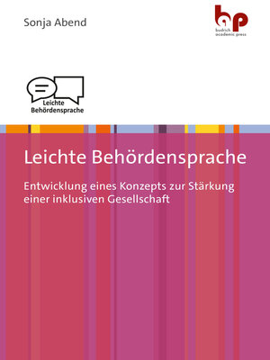 cover image of Leichte Behördensprache